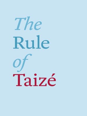cover image of The Rule of Taizé